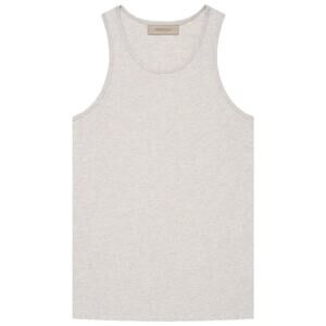 Fear of God Essentials Men's Oversized Tank Top Light Oatmeal Heather Cream XS